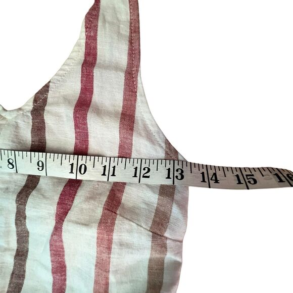 AMERICAN EAGLE Size XS Multicolor Striped Linen Blend Halter Dress Pockets NWT - Picture 10 of 10